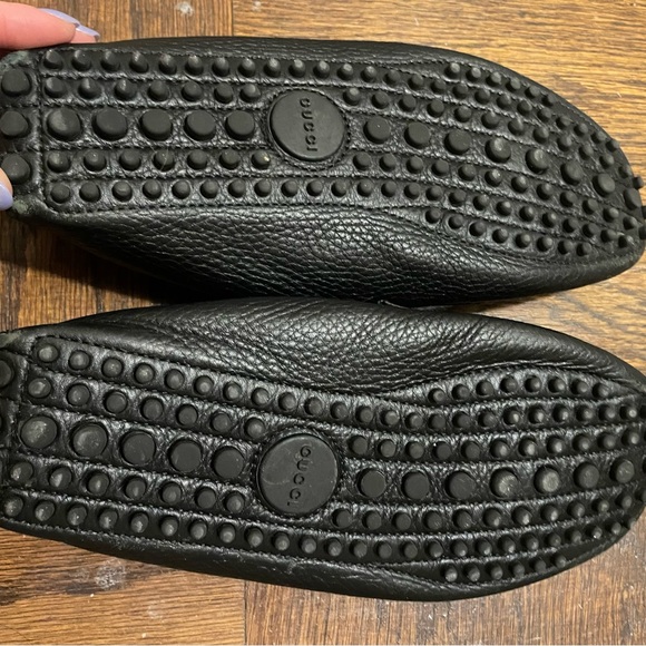 Gucci Black Loafers with Silver Hardware - Picture 4 of 4